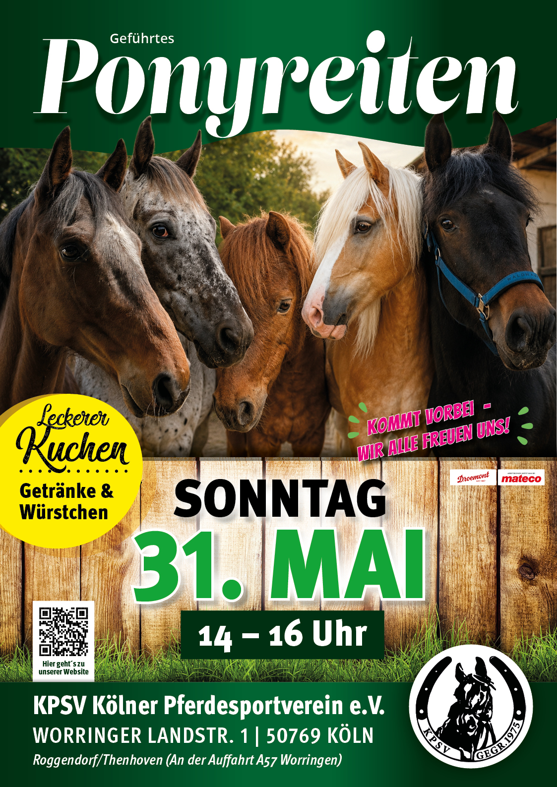 KPSV Ponyreiten am 31.5.2026